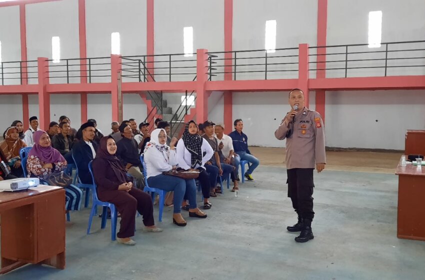 Satgas TNI Manunggal Membangun Desa (TMMD) ke-115 Kodim 0612/Tasikmalaya, Menggelar Sosialisasi Tentang Bahaya  Narkoba Kepada Masyarakat