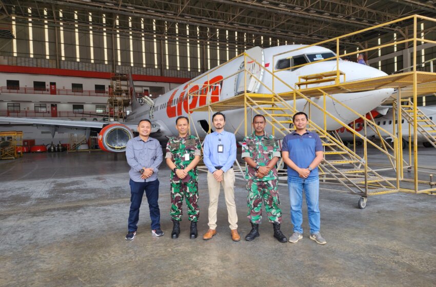  Danlanud Hang Nadim Kunker ke PT Batam Aero Technic (BAT)