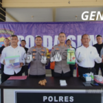 Konferensi pers POLRES Serdang Bedagai