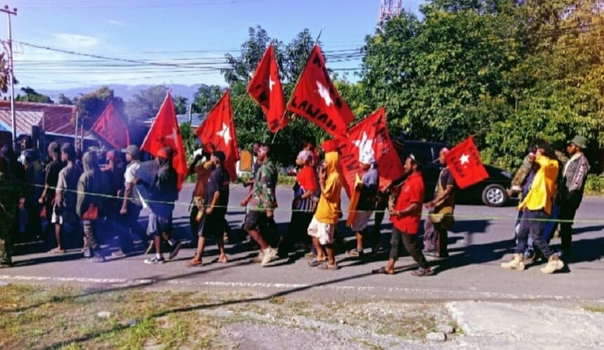Polkam-Aksi-KNPB-Manokwari-KNPB