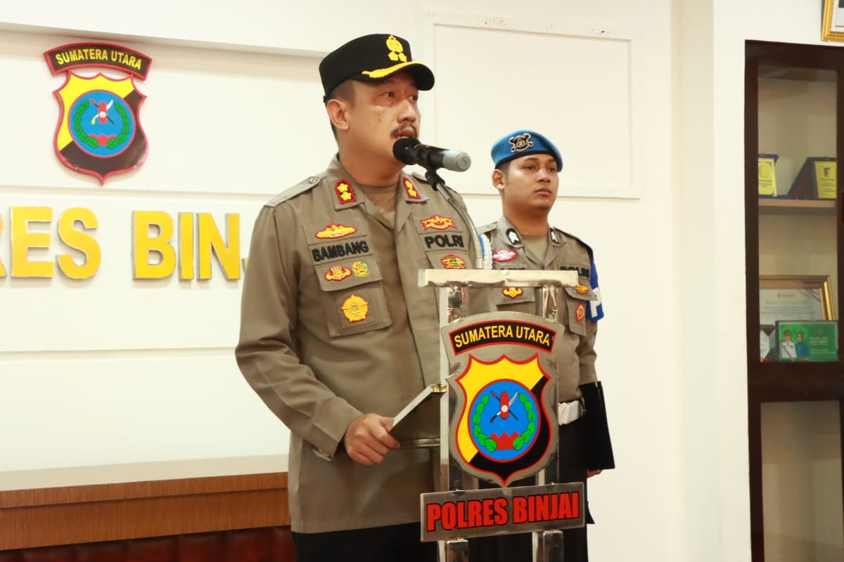 Kapolres Binjai Serah Terimakan Jabatan Kasat Reskrim Polres Binjai - GENEWS TV